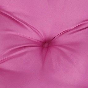 2 db rózsaszín szövet kerti padpárna 120 x 50 x 7 cm