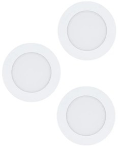 Eglo 98631 - FUEVA beépíthető mennyezeti lámpa, 3 darabos szett, 3×LED/5W/230V