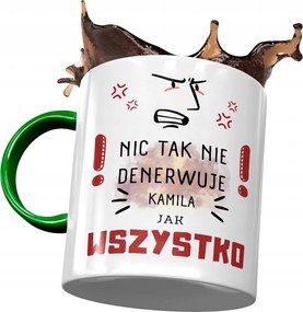 Zöld Bögre Kamilla Férj Kolléga Ajándék Nyomtatott Fotóval