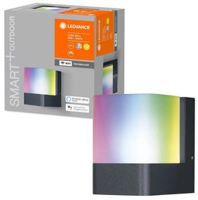 Ledvance - LED RGB kültéri fali lámpa SMART + CUBE LED / 9,5W / 230V IP44 Wi-Fi