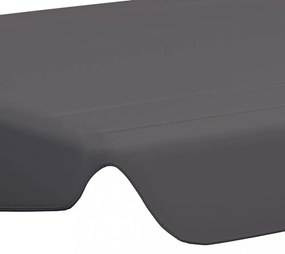 antracit csere ponyva kerti hintaágyhoz 188/168 x 145/110 cm