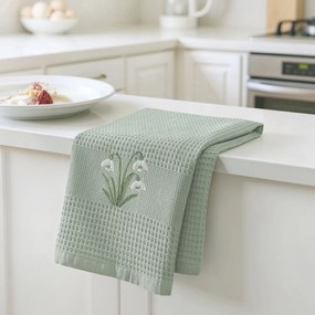 Goldea hímzett waffle konyharuha - cikkszám 032 50 x 70 cm