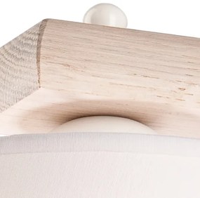 Fali lámpa 1xE27/60W/230V tölgy mintával