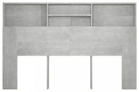betonszürke áthidaló szekrény 160 x 19 x 103,5 cm