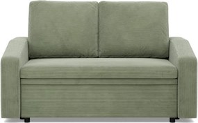 Zeus kanapé, kordbársony, hab töltet, döntött kartámasz, zöld