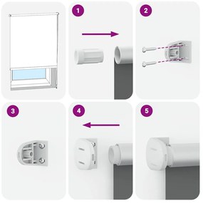 redőny Blackout 60x210 cm Szövetszélesség 55,7 cm poliészter