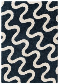 Shaggy rug Louise Blue 200x290 cm