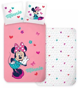 Disney Minnie Whisper ágyneműhuzat 140×200cm, 70×90 cm