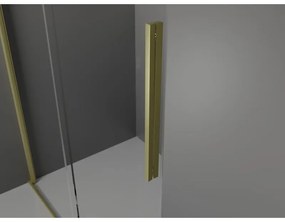 Mexen Velar, nyílásba tolóajtó 110x200 cm, 8mm átlátszó üveg, arany matt, 871-110-000-01-55