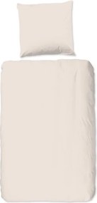 Universal bézs egyszemélyes pamut ágyneműhuzat, 140 x 200 cm - Good Morning