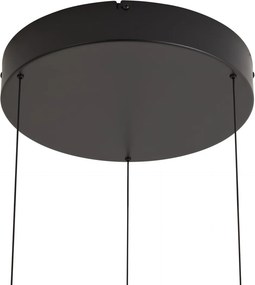 Modern függőlámpa fekete diófa mintával, beépített LED-del, 3 fokozatban szabályozható Easylift rendszerrel - Drew