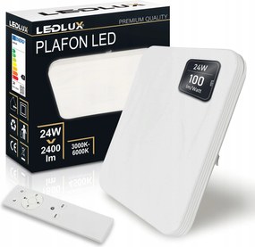 Plafon Led Mennyezeti Lámpa Falra szerelhető 24W 2400lm meleg semleges Hideg Távirányító