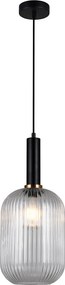 Italux glamour modern függeszték antiola fekete átlátszó itxpnd-5588-1l-bkcl