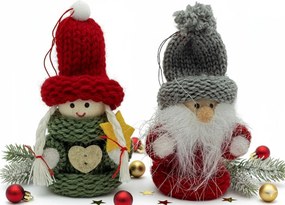 Maszkok Kabalafigurák Karácsonyfa Medálok Babák Dekoráció 2db