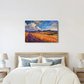 Kép - Olajfestmény tájkép (90x60 cm)