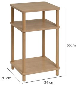 Tárolóasztal 30x34 cm Gaia – Casa Selección