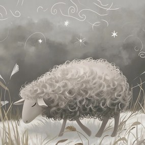 Poszter 50x50cm Buja bárány