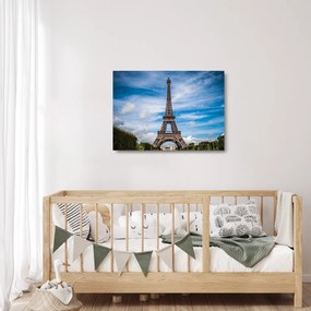 Kép - Eiffel torony (üvegen) (70x50 cm)