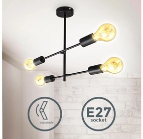 B.K. Licht 1343 - Csillár 4xE27/60W/230V 1343