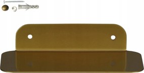 Polc 20x10x4cm Arany fém akasztós modern Loft stílusban