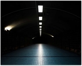 Poszterek 50x40 Út Alagút Lámpák