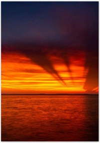 Poszterek 70x100 Tenger naplemente