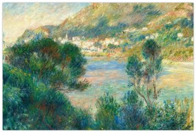 Kép - Auguste Renoir, View of Monte Carlo from Cap Martin, reprodukciók (90x60 cm)