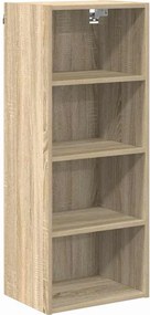 vidaXL Függő szekrény Sonoma tölgy 40 x 29,5 x 100 cm Faanyag