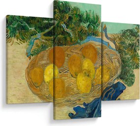 Kép - Vincent van Gogh, Still Life of  Oranges and Lemons with  Blue Gloves, reprodukciók (90x60 cm)