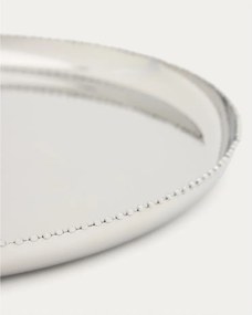 Rozsdamentes acél szervírozó tálca ø 35,5 cm Nirela – Kave Home