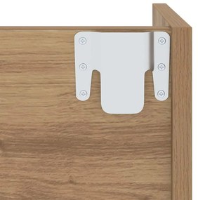 Fali cipőtartó 2 pcs Artisan tölgy 60 x 18 x 60 cm Faanyag