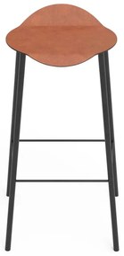 Konyakbarna bőr bárszék Flamingo Bull – LIND DNA