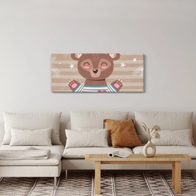 Kép - szerető mackó (120x50 cm)