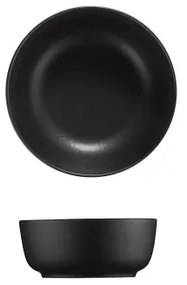 16 részes étkészlet fekete/porcelán