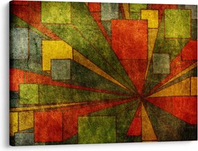A geometriai absztrakció képe (70x50 cm)