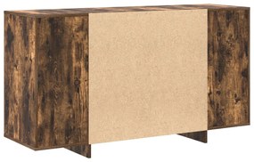 Füstölt Tölgy Oldalszekrény Füstölt tölgy Fa 135 x 41 x 75 cm