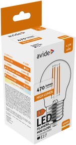 Avide LED Filament Mini Globe 4.5W E27 470LM NW 4000K