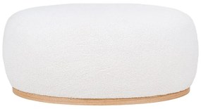 Fehér buklé puff Manhattan – House Nordic