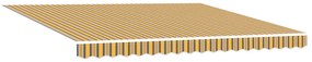 Kézi Behúzható Napellenző LED Színes Csíkkal 400x300 cm