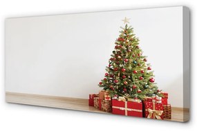 Canvas képek Karácsonyfa díszítés ajándék 140x70 cm