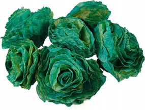 Rózsa a tengeri magnólia szárított leveleiből