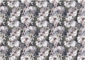 3D fotótapéta virágok bazsarózsa rózsák növények 254 x