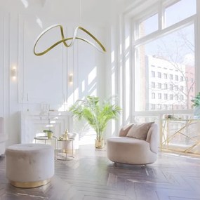 LED Csillár zsinóron TESORO LED/48W/230V arany