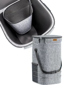 Jurhan COMFORT bevásárlótáska lépcsőjáró kerekekkel, 50l, szürke