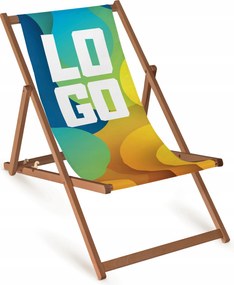 Reklám Napozóágy Fából Készült Kerti Logóval Az Ön Mintája Az Ön Grafikája