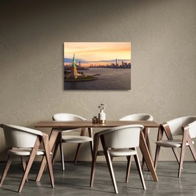 Üveg kép - New York város (70x50 cm)