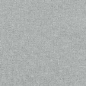 6db melange világosszürke szövet háttámlás székpárna 100x50x4cm