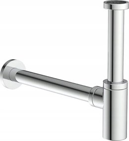 Mosdó Lefolyó Szifon Ovális Dekoratív Fém Króm