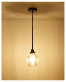 Csillár zsinóron ASPA 1xE27/40W/230V fekete