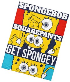 Carbotex Gyermek takaró Sponge Bob Squarepants ,130 x 170 cm